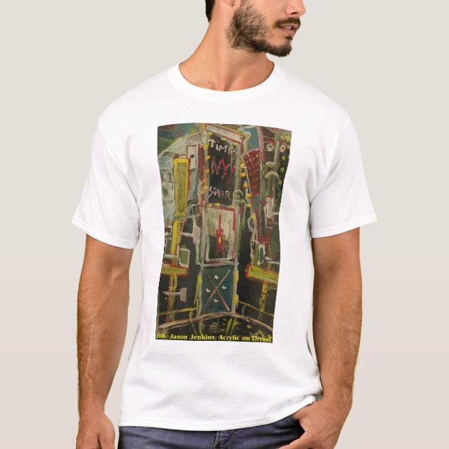 T-SHIRT TIMES SQUARE VIN ROUGE (Devant)