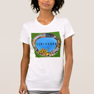 T-shirt timisoara ville roumanie union carré panorama piat