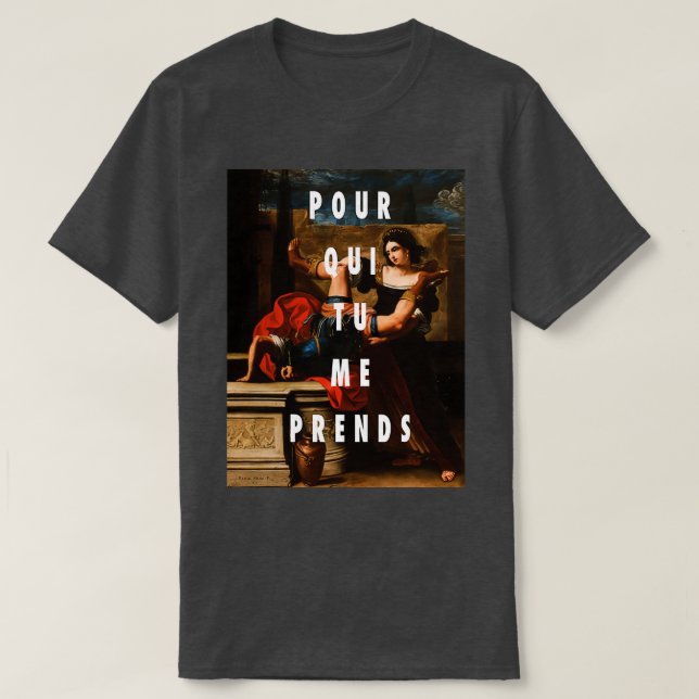 T-shirt Timoclea Ne te fais pas de mal (Design devant)