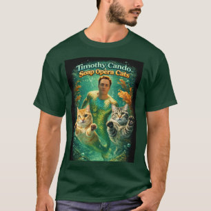 T-shirt Timothy Cando & les chats de soap opera