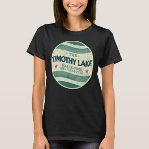 T-shirt Timothy Lake Shark Camping gratuit et non salé Ore
