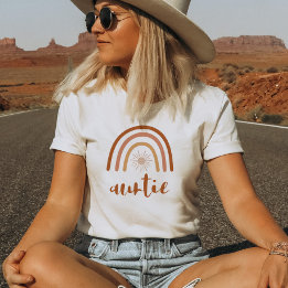 T-shirt TINLEY Boho Burange Rainbow Sun Tante