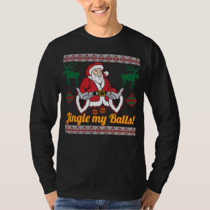 T-shirt Tintez mon chandail laid de Noël du père noël de