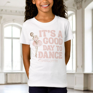 T-Shirt Tiny Dancer Ballerine Rose Fête d'anniversaire des
