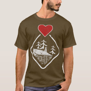 T-shirt Tiny House Living Log Cabine Tiny House Vêtements