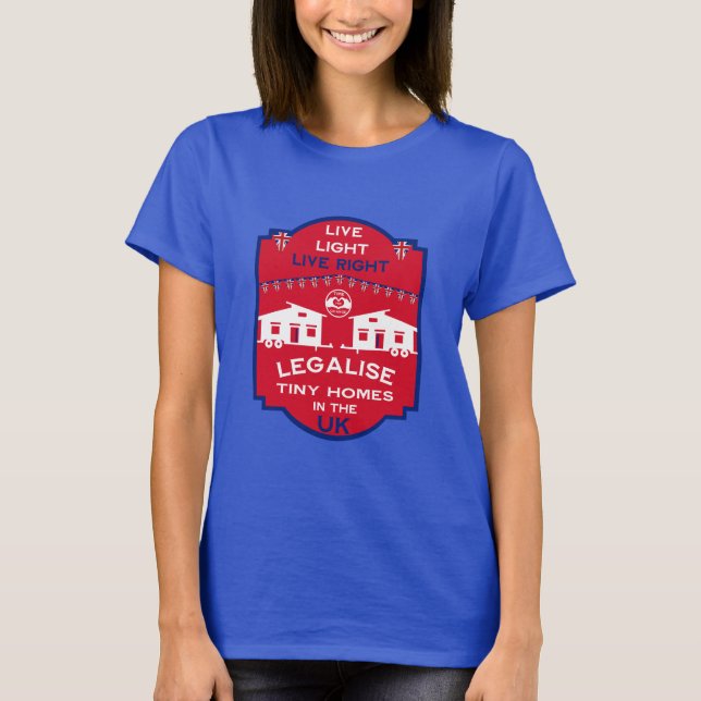 T-shirt Tiny House UK (Devant)
