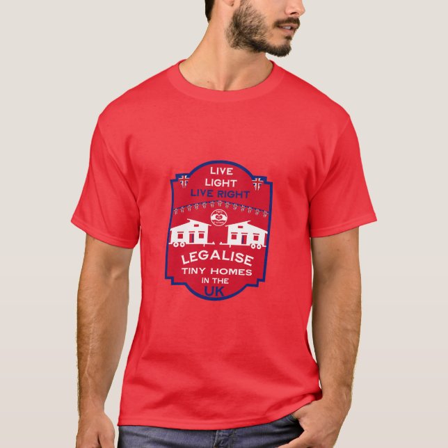 T-shirt Tiny House UK (Devant)