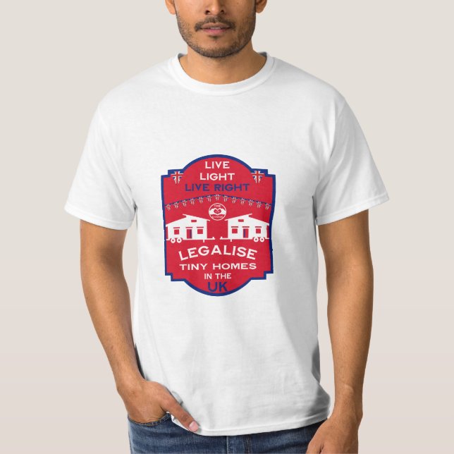 T-shirt Tiny House UK (Devant)