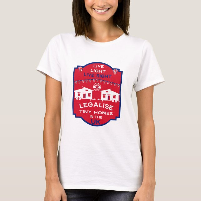 T-shirt Tiny House UK (Devant)