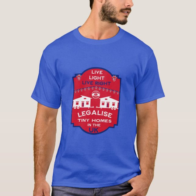 T-shirt Tiny House UK (Devant)