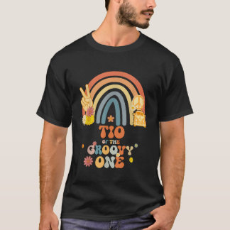 T-shirt Tio de la fête d'anniversaire Super One Rainbow Bo