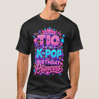 T-shirt Tio de la princesse d'anniversaire de la K-Pop mus