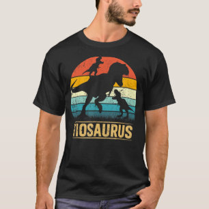 T-shirt Tio Dinosaur T Rex Tiosaurus 2 Fête des pères pour