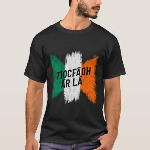 T-shirt Tiocfaidh Ar La Vintage Irlande Drapeau Irlandais