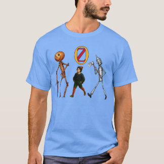 T-shirt Tip, Jack Pumpkinhead, and the Tin Woodman from Oz