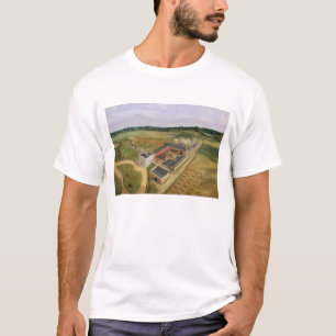 T-shirt Tiptree Hall et ferme, Essex, c.1850-60 (huile sur