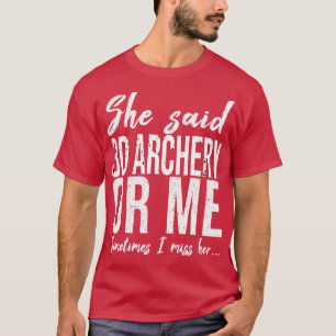 T-shirt Tir à l'arc 3D drôle cadeau sportif