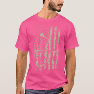 T-shirt Tir à l'arc américain Chasse Patriotique Chasse à