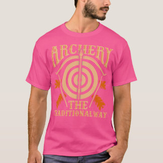 T-shirt Tir à l'arc La méthode traditionnelle Tir à l'arc
