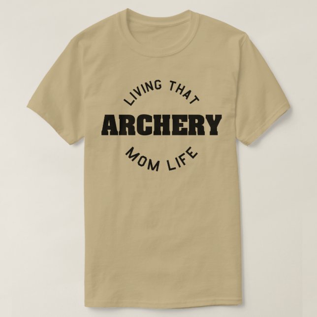 T-shirt Tir à l'arc maman Parfait cadeau pour mère papa pè (Design devant)