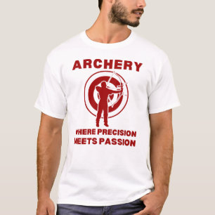 T-shirt Tir à l'arc où la passion rencontre la précision