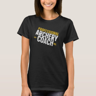 T-shirt Tir à l'arc professionnel Entraîneur Flèche tir ti