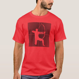 T-shirt Tir à l'arc sports Arc et flèche amis de Tir à l'a
