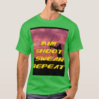T-shirt Tir de but - Répétition graphique 1