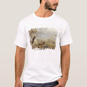 T-shirt Tir de canard (huile sur la toile)
