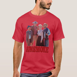 T-shirt Tir de groupe Gunsmoke Classique Western drôle