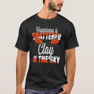 T-shirt Tir De Pigeon D'Argile Pour Un Trap