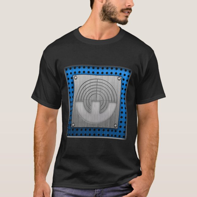 T-shirt Tir de sport ; Métal-regard (Devant)