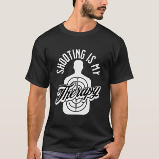 T-shirt Tir est ma thérapie - Drôle tir