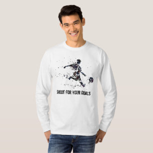 T-shirt Tir pour vos objectifs Inspirational Soccer devis
