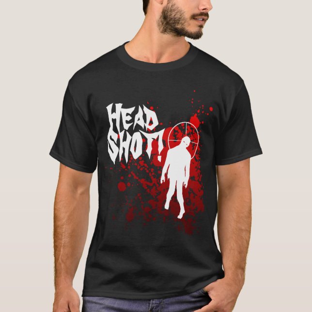 T-shirt Tir principal de zombi ! (Devant)