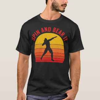 T-shirt Tir Putt Athlete Tirer Putter Spin et l'Ours Fun
