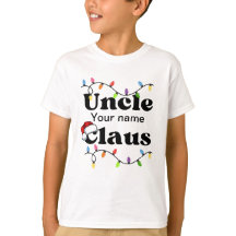 Tirage personnalisé oncle Claus pour garçons