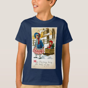 T-shirt Tirant le traîneau