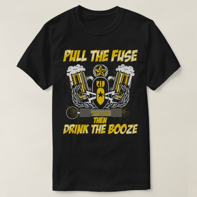 T-shirt Tirer le mélange d'élimination des munitions évolu (Design devant)