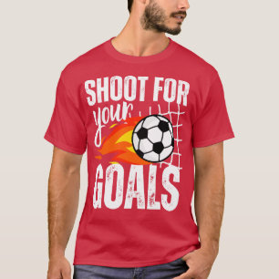 T-shirt Tirer Pour Vos Buts Garçons Dit Distressed Graphi