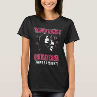 T-shirt Tirer sur la fille Tee : Célébrer les femmes qui v