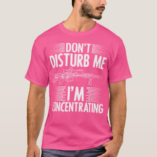 T-shirt Tireur de précision concentré Tir à longue distanc