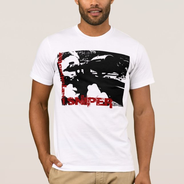 T-shirt Tireur isolé de tireur d'élite (Devant)