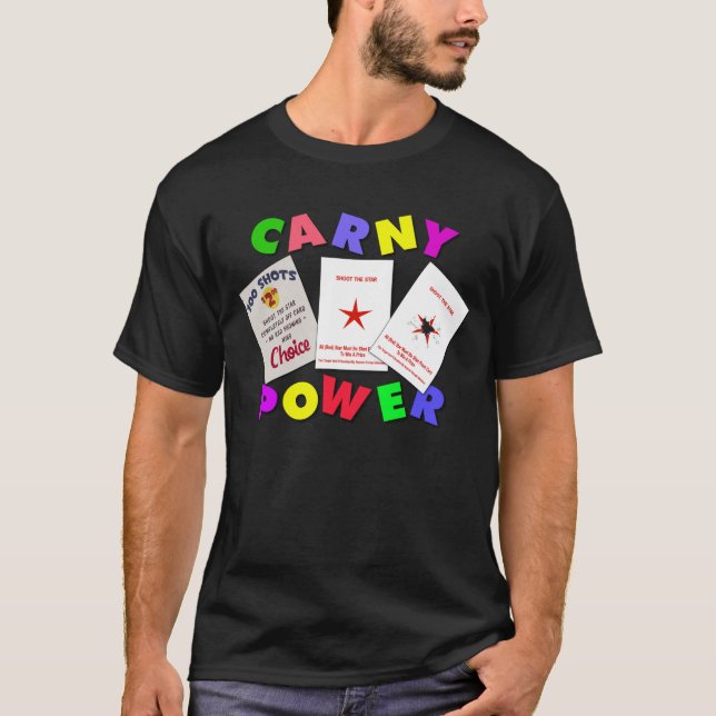 T-shirt Tirez la chemise de cible d'étoile (Devant)
