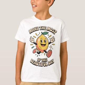 T-shirt Tirez le Meilleur Parti – Jour de Fun Lemon pour E