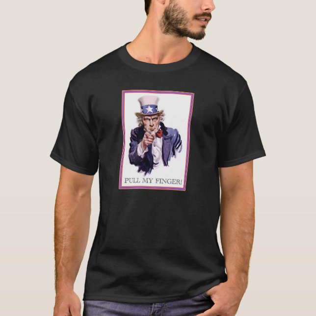 T-SHIRT TIREZ MON DOIGT (Devant)