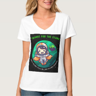 T-SHIRT TIREZ POUR LES ÉTOILES, ASTRONAUTE