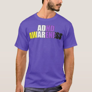 T-shirt Tirt classique de sensibilisation au TDAH non bina