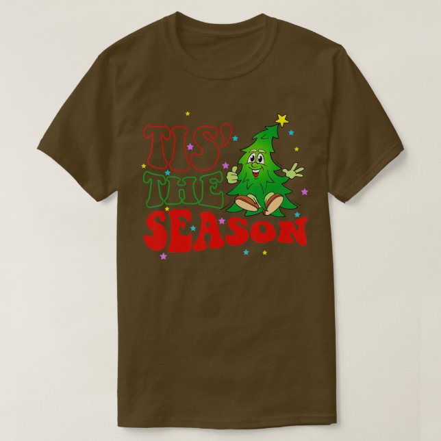 T-shirt Tis the season Christmas Happy New Year 2023 Men W (Design devant)