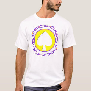 T-shirt Tisonnier de pelle/T-shirt flamboyants de joueur